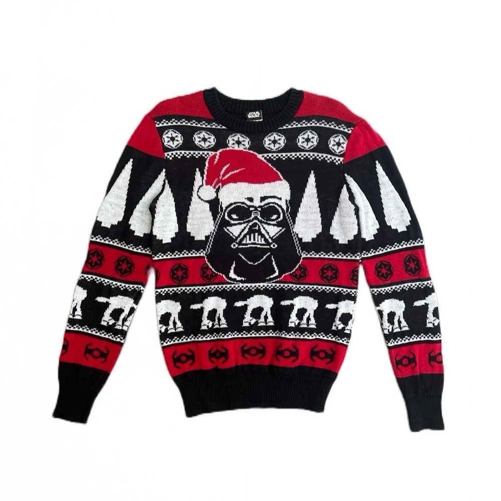 Star Wars‎ Darth Vader Adult Size Small Ugly Christmas Sweater Merry Sithmas